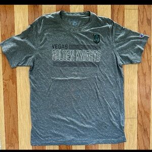 CHAMPION LAS VEGAS GOLDEN KNIGHTS NHL HOCKEY TSHIRT HEATHER GRAY SLUB UNISEX XL